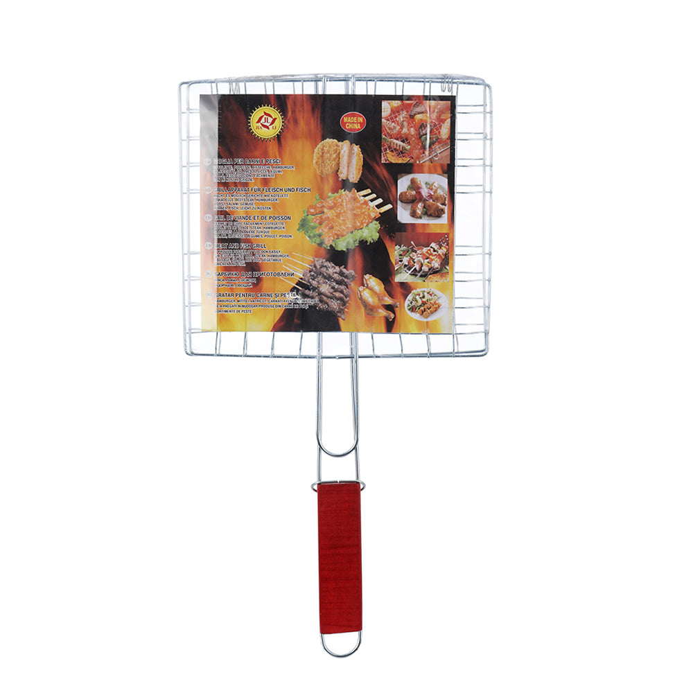 Steel BBQ Square Grille 12.5 in