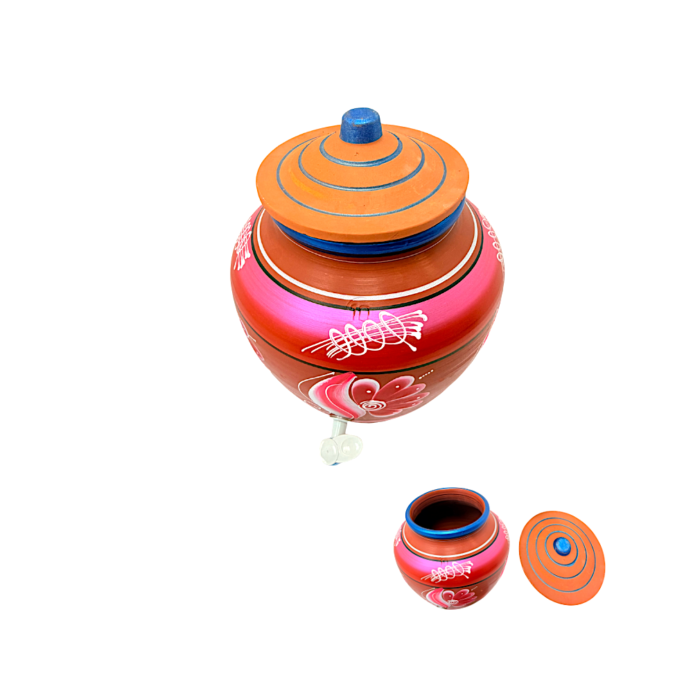 Clay Pot with Tap for Drinking Water - view 2