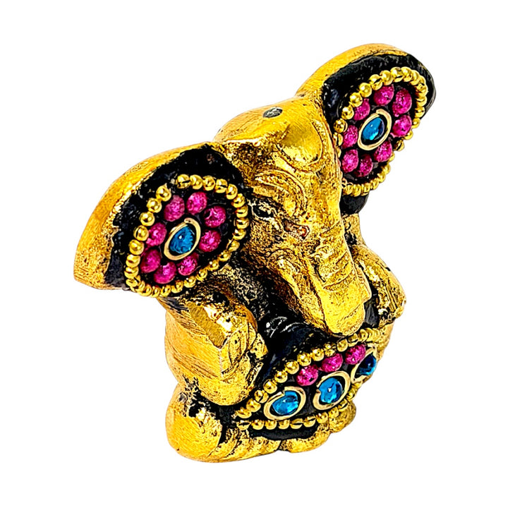 Mini Ganesha on Plate 2" (MOQ=ea)