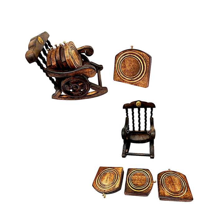 Rocking Chair Coaster Set - view 2