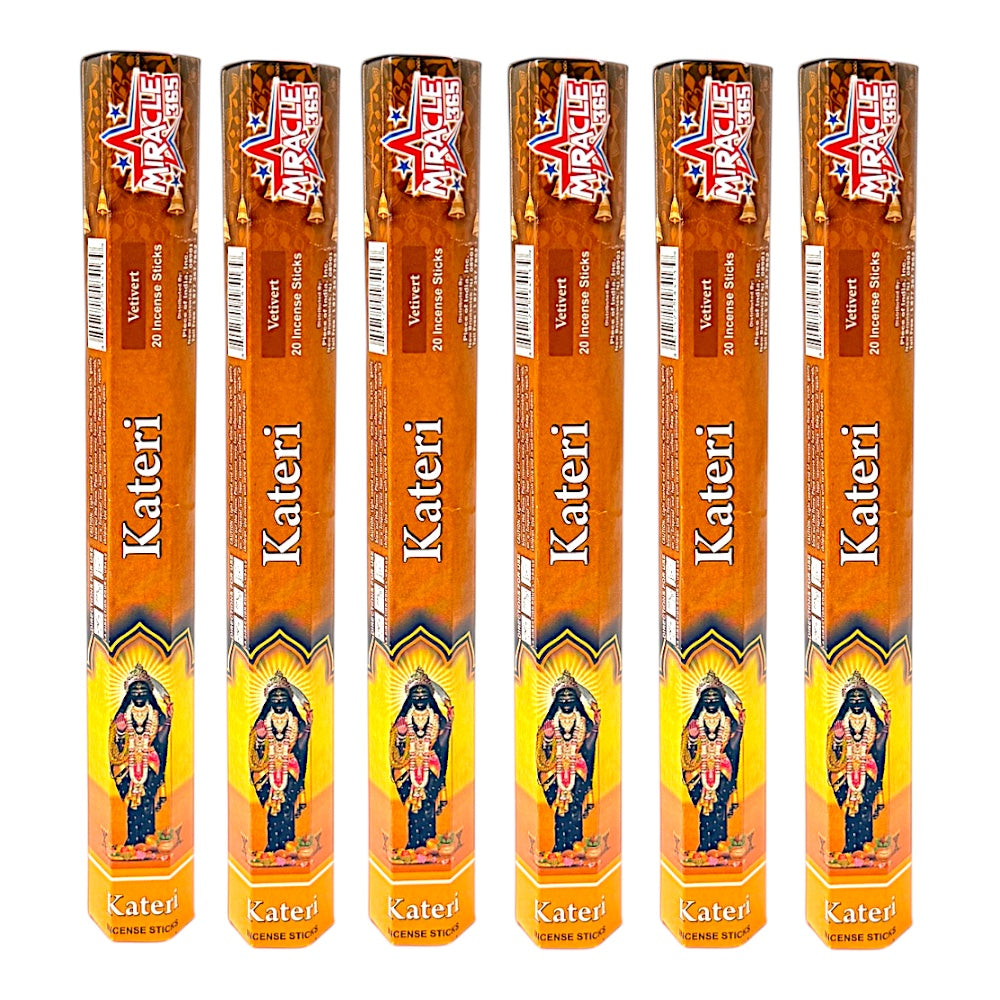 Kateri Incense Sticks (6 tubes of 20 sticks each) - view 2