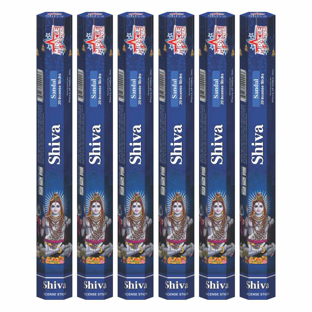 Miracle 365 Shiv Incense (6 hex tubes*20sticks) - view 2