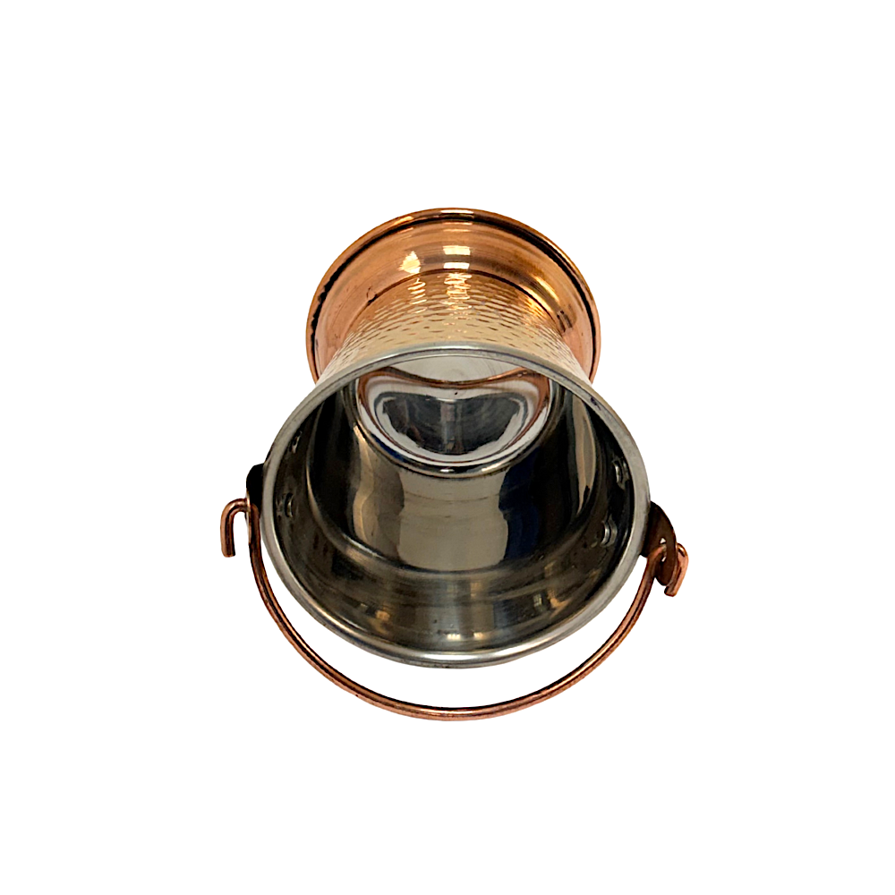 Copper Steel Bucket for Serving - view 2