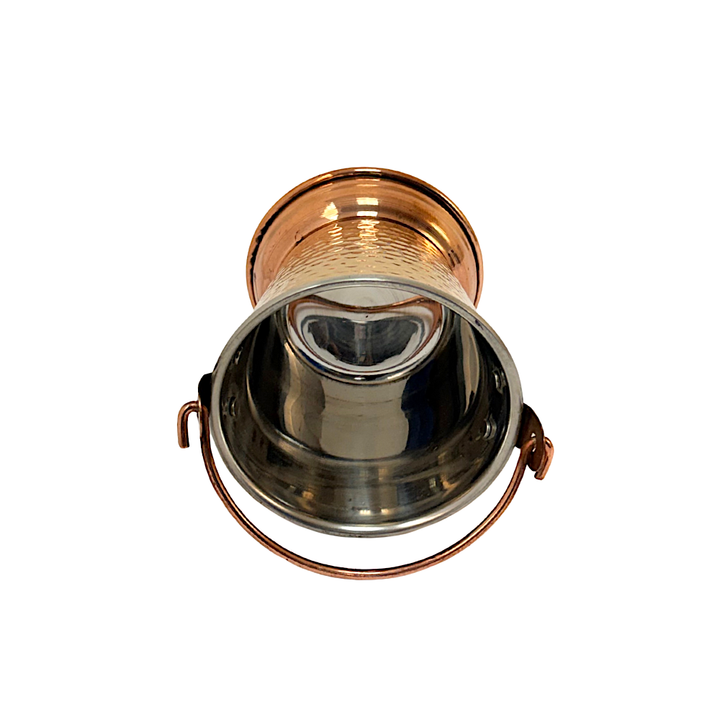 Copper Steel Bucket for Serving - view 2