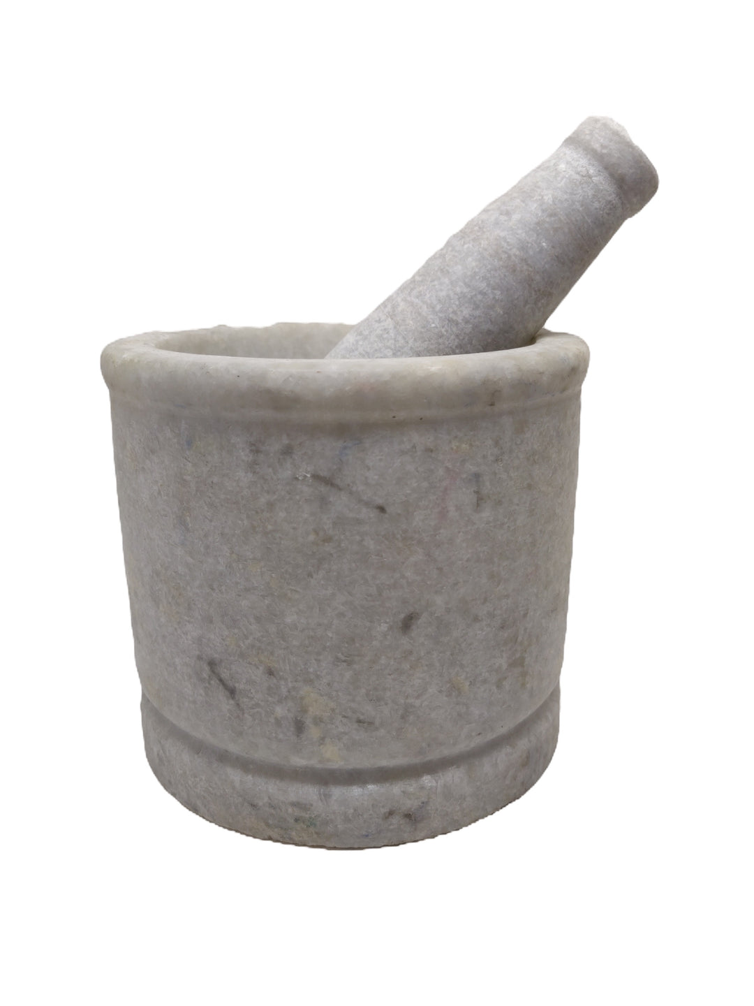 Marble Pestle Mortar H: 4 Inch W: 4.5 Inch