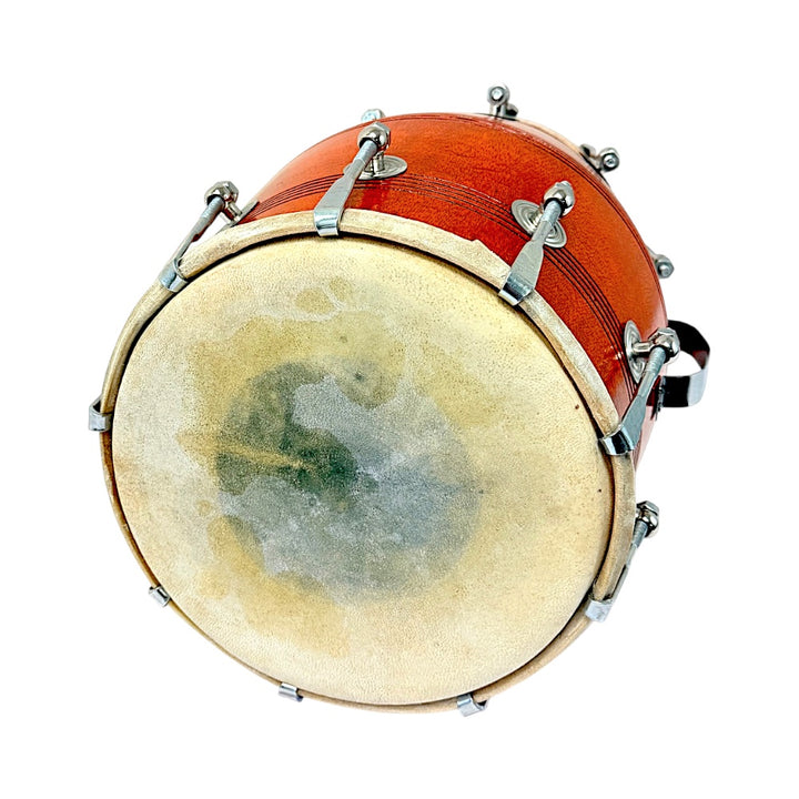 Dholak – Handcrafted Double-Headed Indian Drum with Bolt Tuning