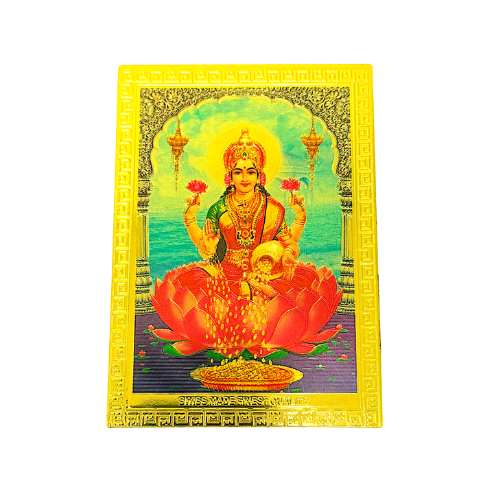 Fridge Magnet, in Gold Assorted Hindu Gods, 3.5x2.5 Inch