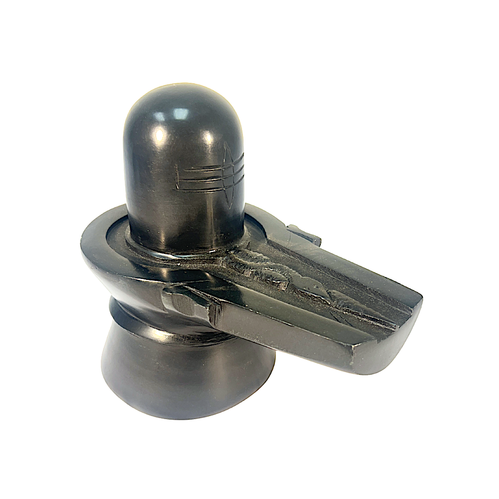 Shivling (Black marble) 8 Inch Long