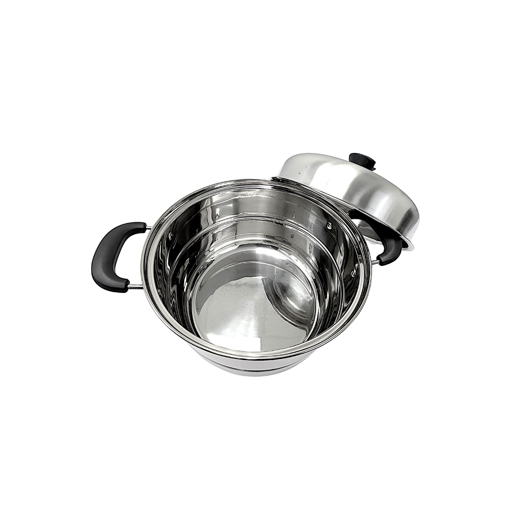 2 Tier Stainless Steel Steamer 36cm/14.5 Inch - view 3