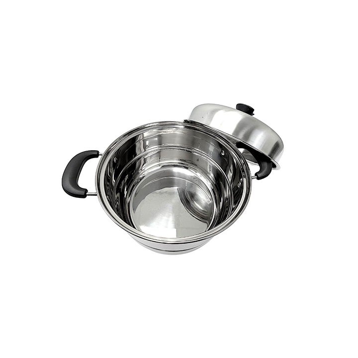 2 Tier Stainless Steel Steamer 36cm/14.5 Inch - view 3