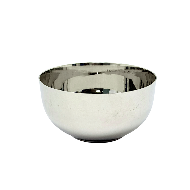 Med Steel Bowl W 4 Inch H 2 Inch