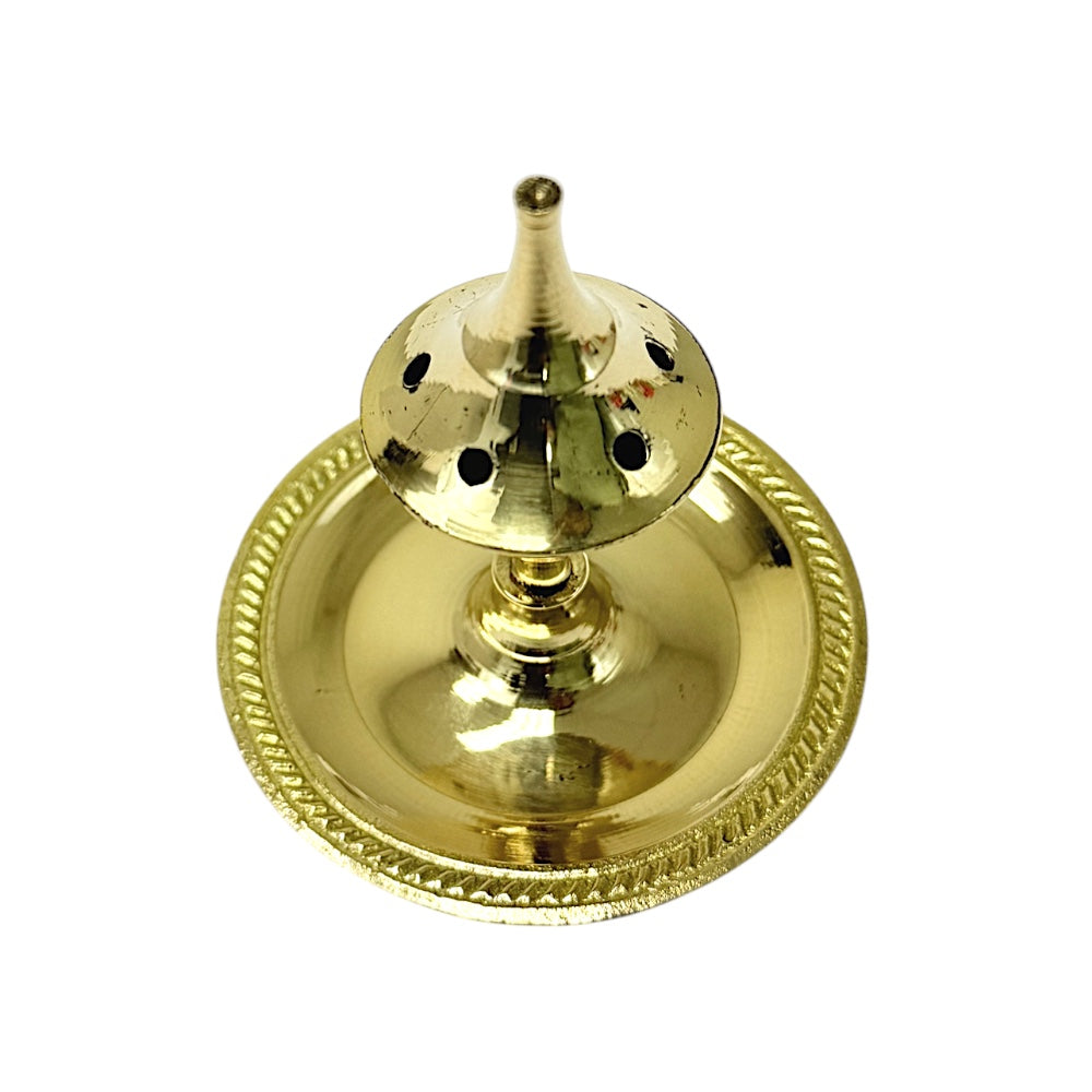 2 Inch Cone Top Brass Incense Burner - view 3