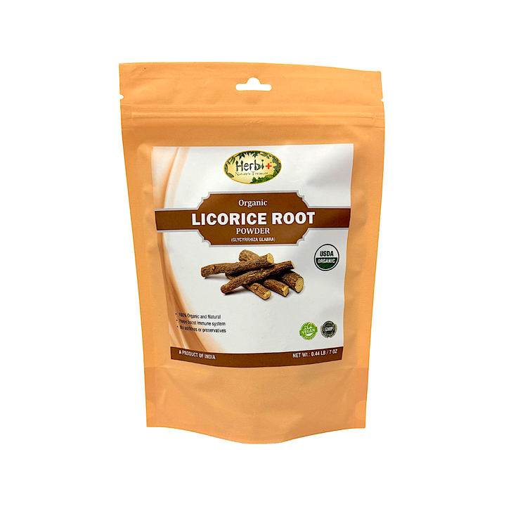 Organic Herbi Plus Licorice Root Powder 200 g 7 oz