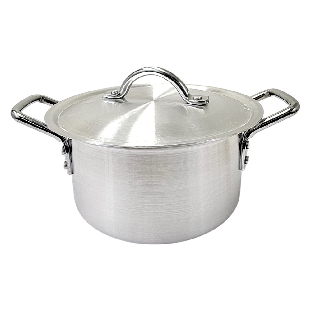 Aluminum Pot Wit Lid4.0 QT 3.8L 3mm Thick W: 8.75 Inch H4 Inch - view 2
