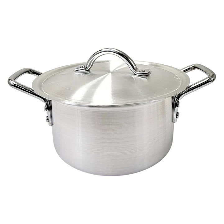 Aluminum Pot Wit Lid4.0 QT 3.8L 3mm Thick W: 8.75 Inch H4 Inch - view 2