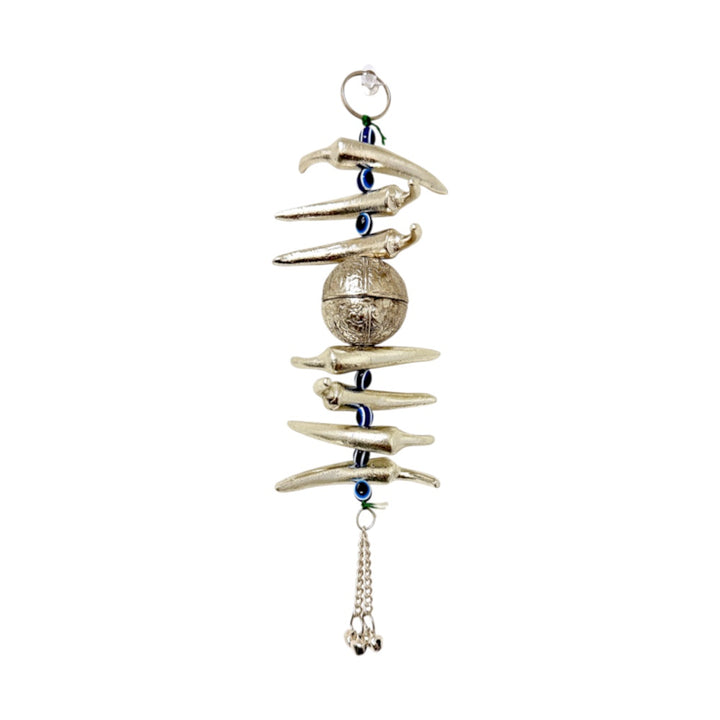 Evil Eye Door Hanging with lemon and Chilli Design  – 9.5 Inches