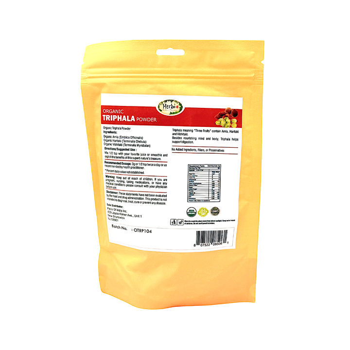 Organic Herbi Plus Triphla Powder 200 g 7 oz - view 2