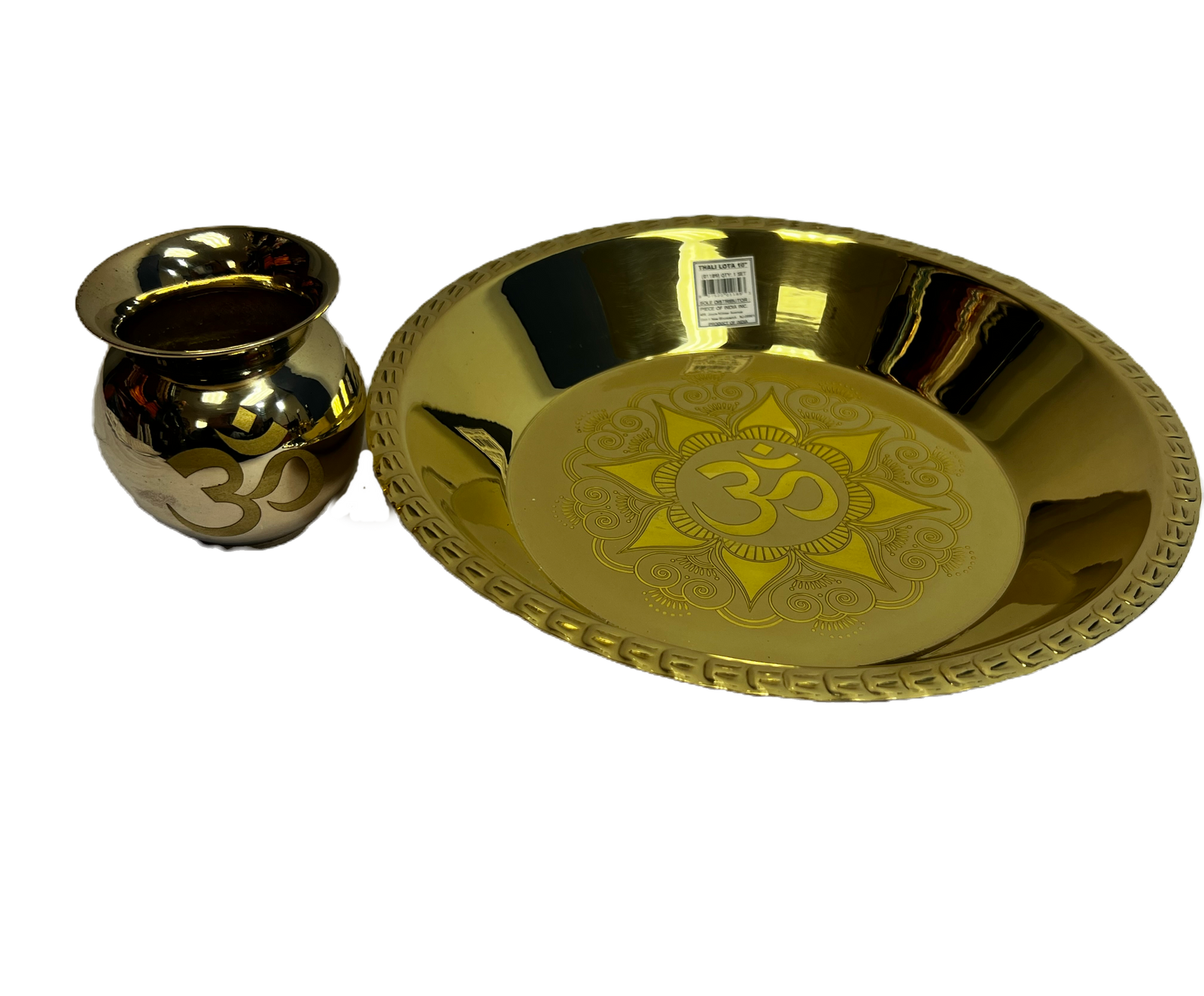 Thali Lota Set 10in