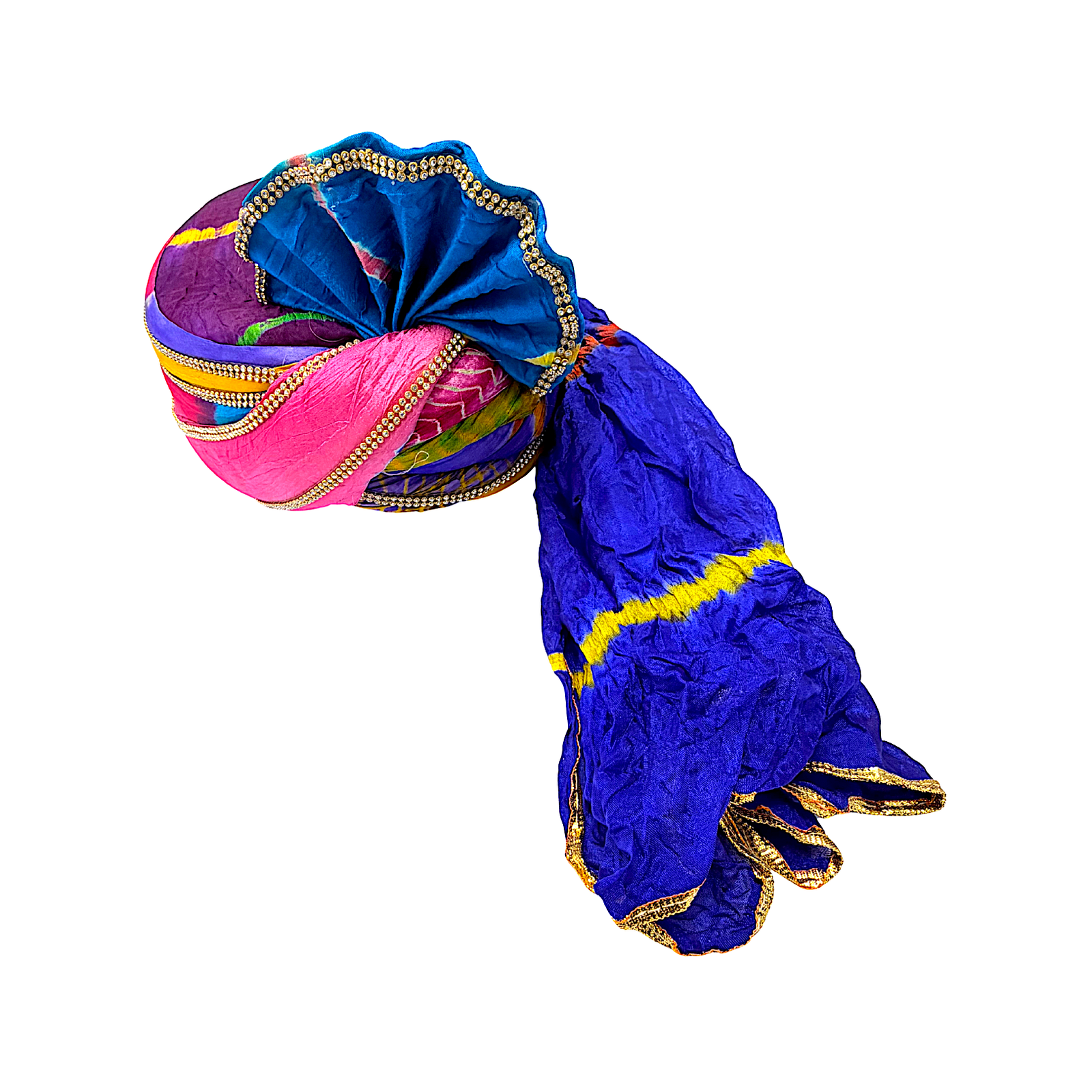 Turban Multicolor W Ornaments for Groom