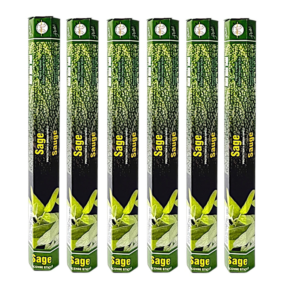 Flute Brand Sage (20 incense sticks*6)*10 - view 2
