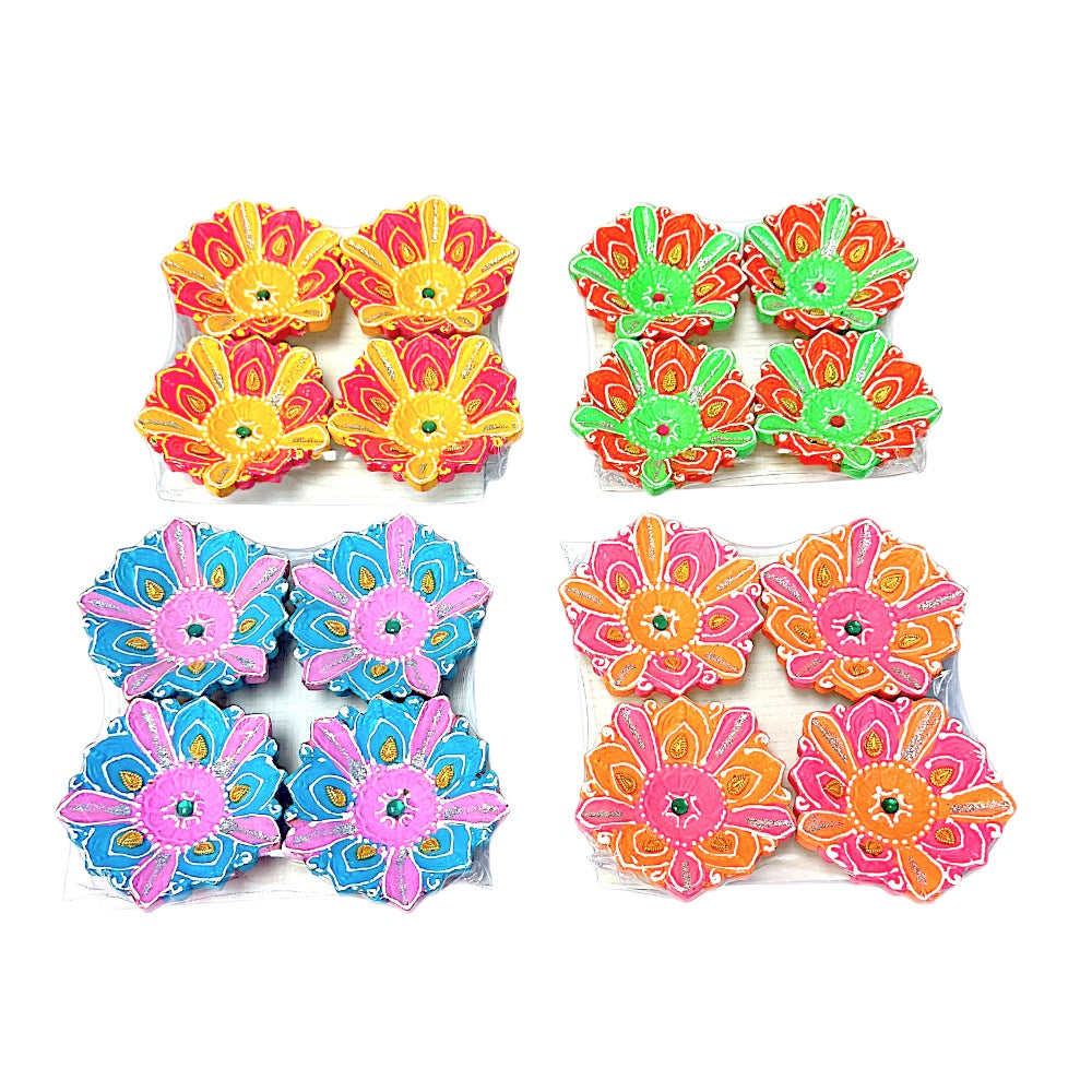 Colorful Diya (pack of 4) MG