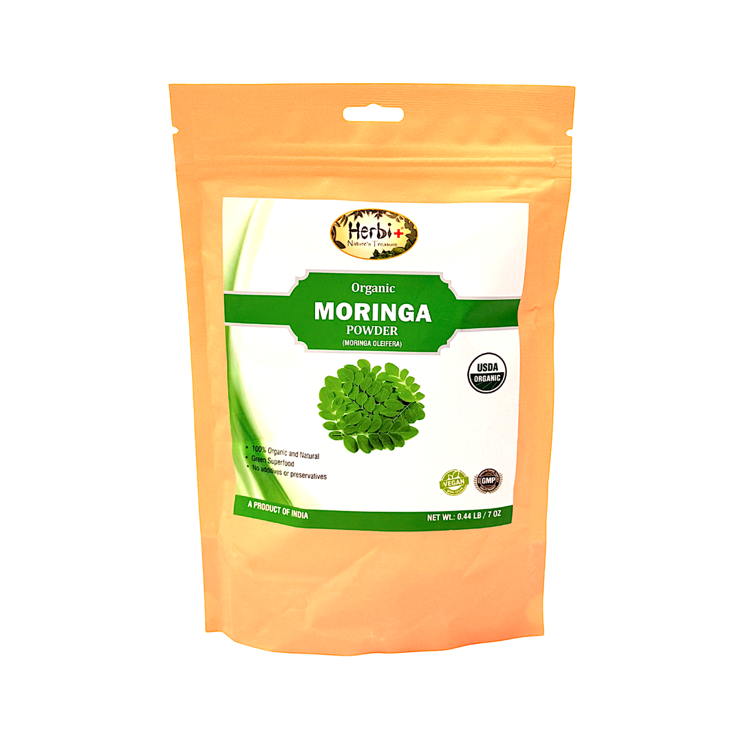 Organic Herbi Plus Moringa Powder 200 g 7 oz