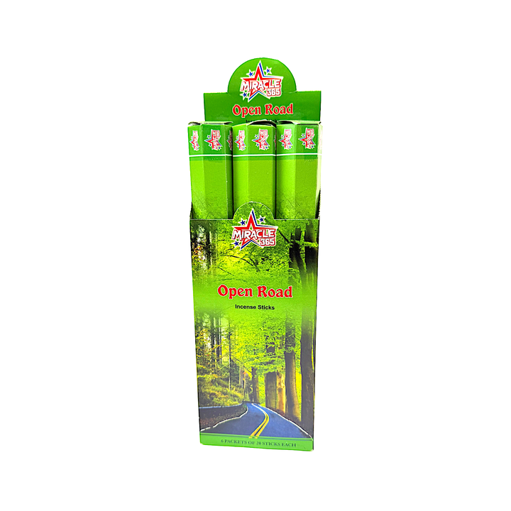 Miracle 365 Open Road Incense (6 hex tubes*20sticks)