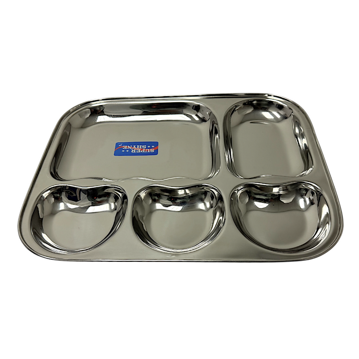 Lunch Tray L: 14 Inch W:12 Inch 5 Sectional - view 3