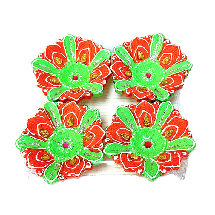 Colorful Diya (pack of 4) MG