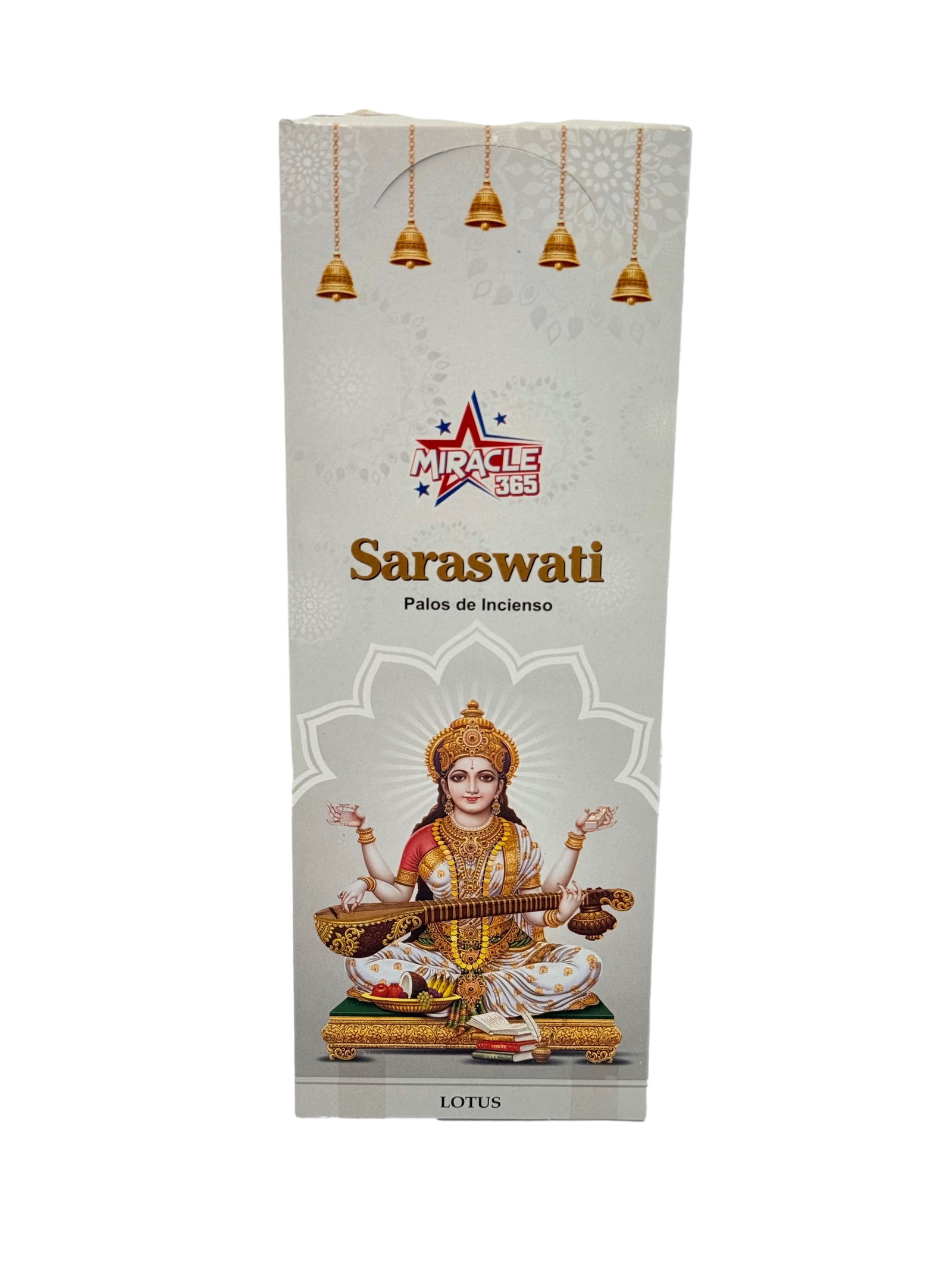 Miracle 365 Saraswati Incense Stiks (6 tubes of 20 sticks) Frag Lotus - view 2