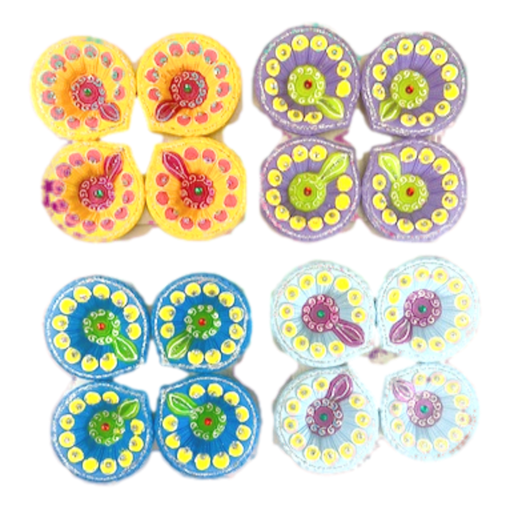 Colorful Diya (Pack of 4) Morpich