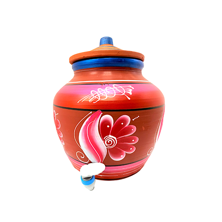 Clay Pot with Tap for Drinking Water
