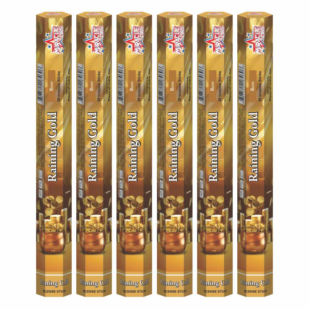 Miracle 365 Brand Raining Gold (20 incense sticks*6)*10 - view 2