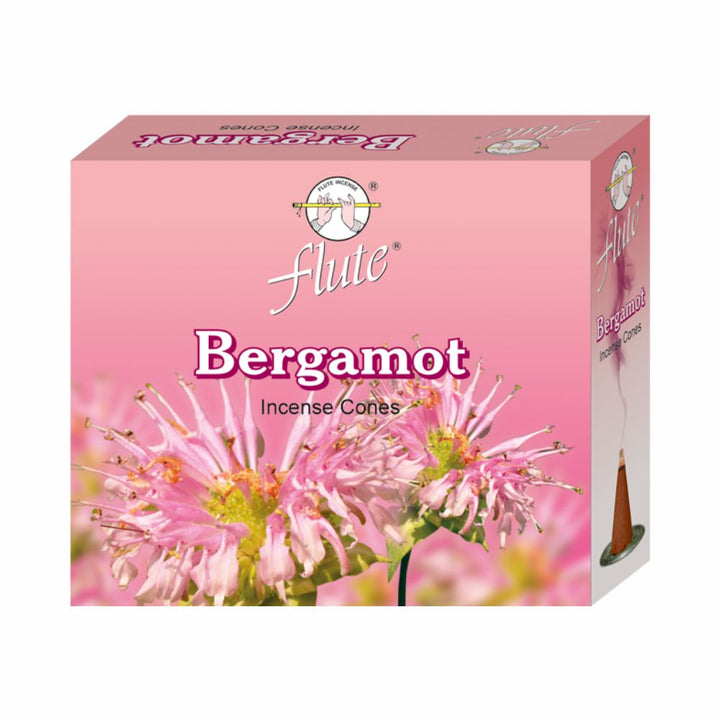 Flute Brand Incense Cones Bergamot (10 cones)