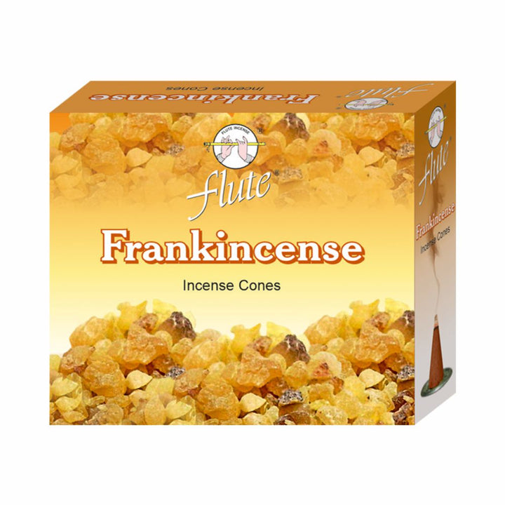 Flute Brand Incense Cones Frankincense (10 cones)