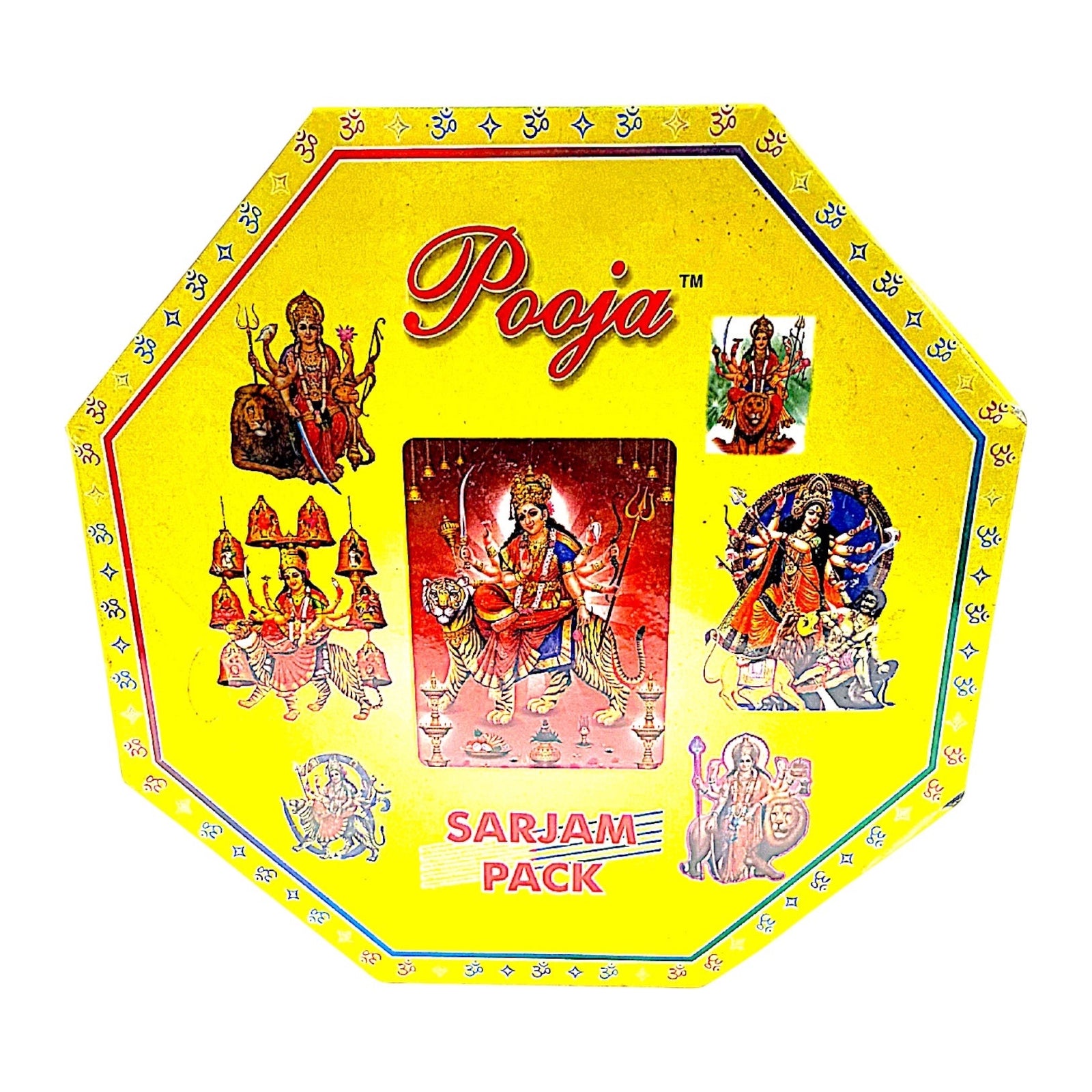 Puja Sarjam Pack (no ghee or Jhandi), Yellow Durga