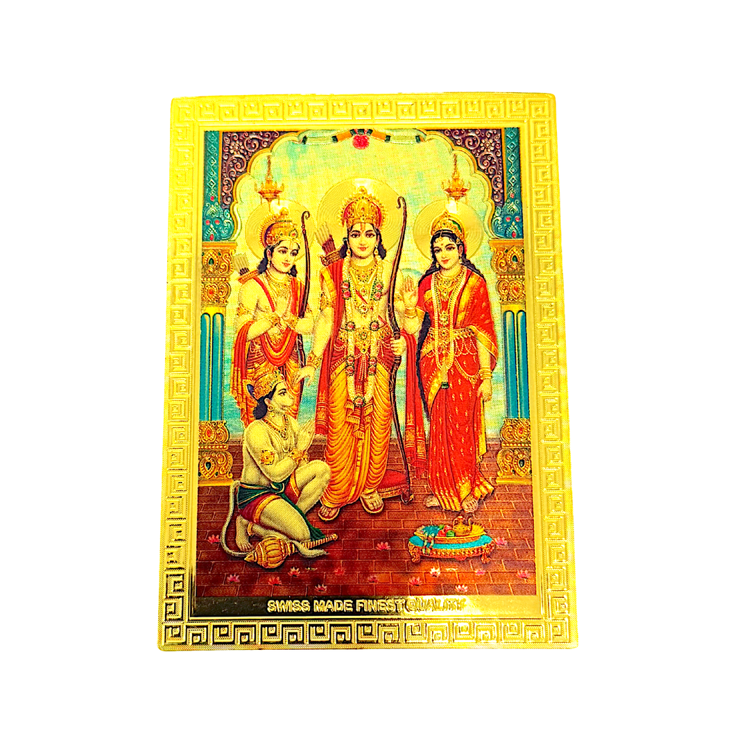 Fridge Magnet, in Gold Assorted Hindu Gods, 3.5x2.5 Inch - view 5