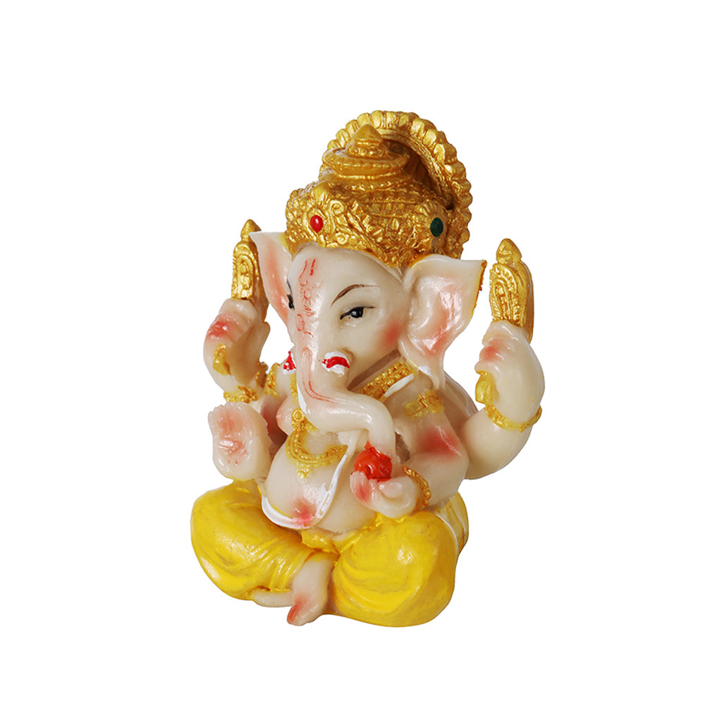 Lord Ganesh 2 Inch Glossy Idol - view 3
