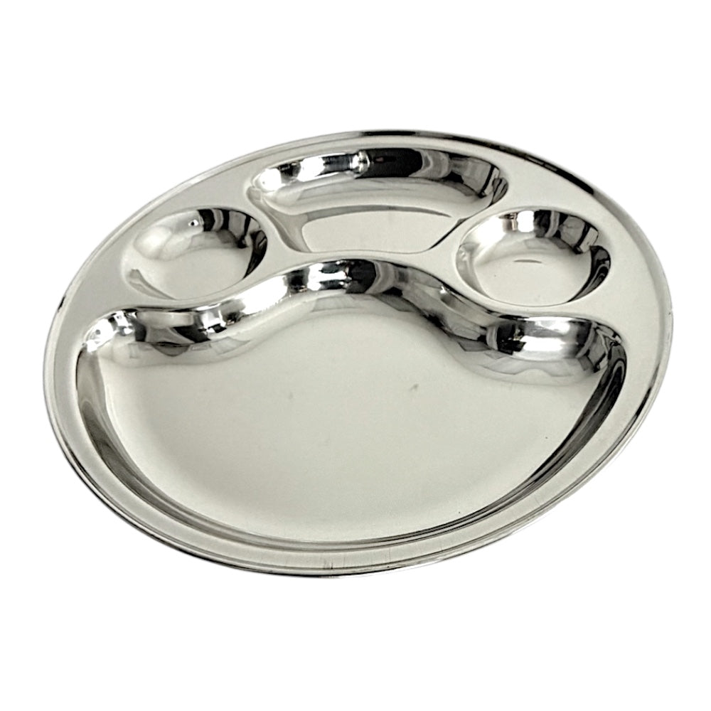 Lunch Tray Round 4 Sectional 10 Inch
