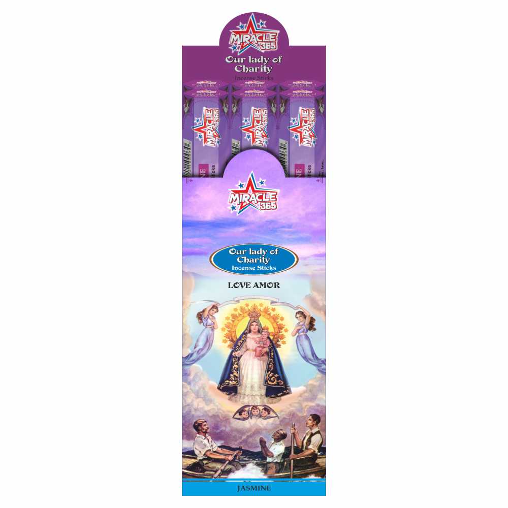 Caridad Incense Sticks (6 tubes of 20 sticks each)