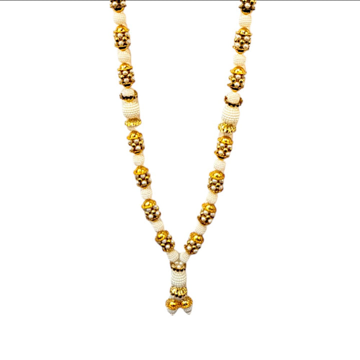 Garland 24 Inch with Pearls and Gold Disco Stops - view 2