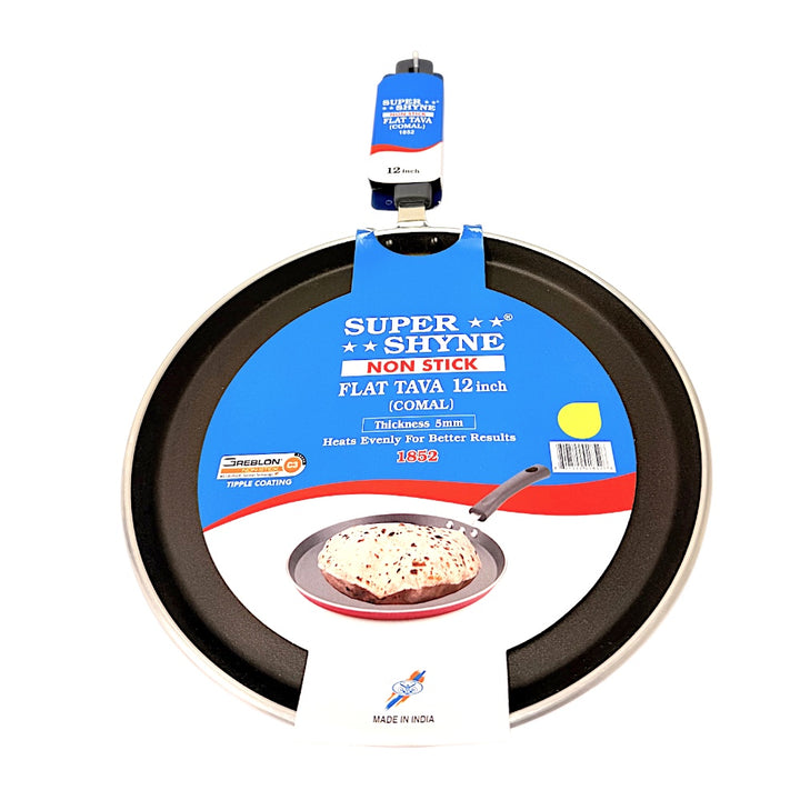 Flat Tawa Non-Stick Tawa Griddle (Comal) 11 Inch
