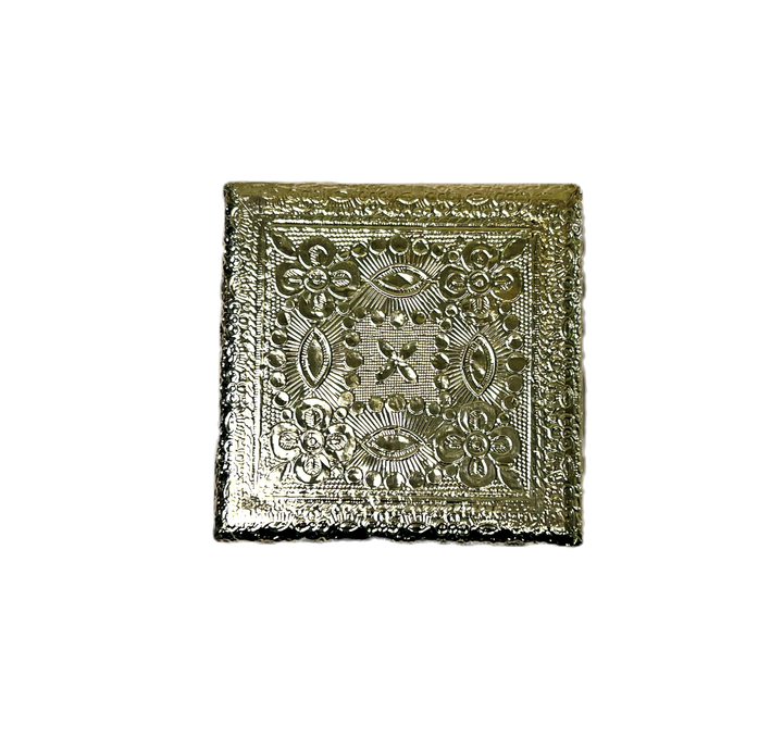 4 Inch Pedestal Wood and German Silver - view 3