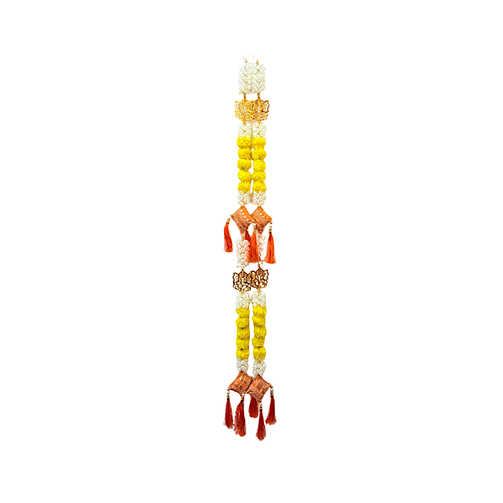 Door Threshold Hanging Pair of 3ft Hangings with Religious Design Assorted Colors (Thoran) - view 2