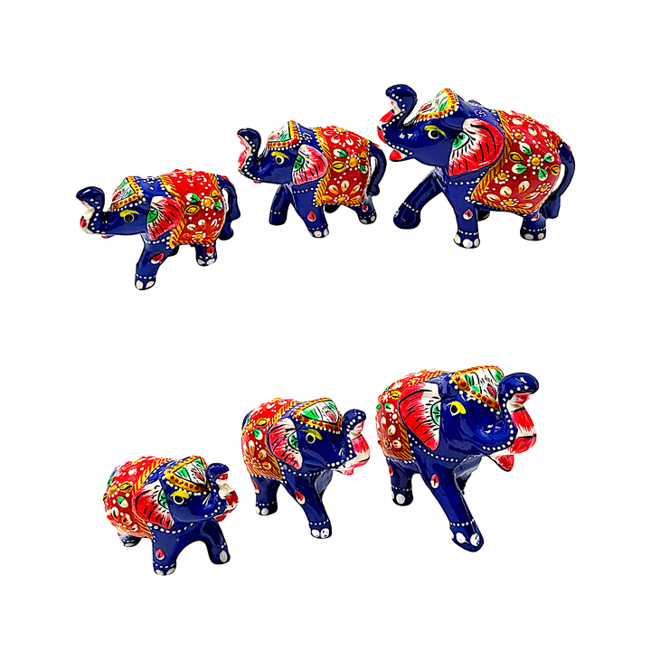 Hand Crafted Elephants Set of 3 - view 2