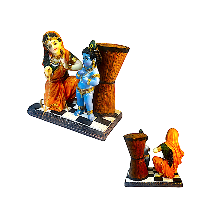 Yashomati Scolding Young Lord Krishna 5 in Idol - view 2