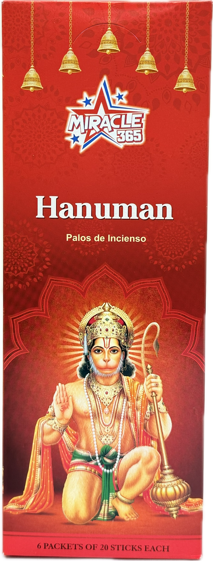 Miracle 365 Hanuman Incense (6 hex tubes*20sticks) - view 2