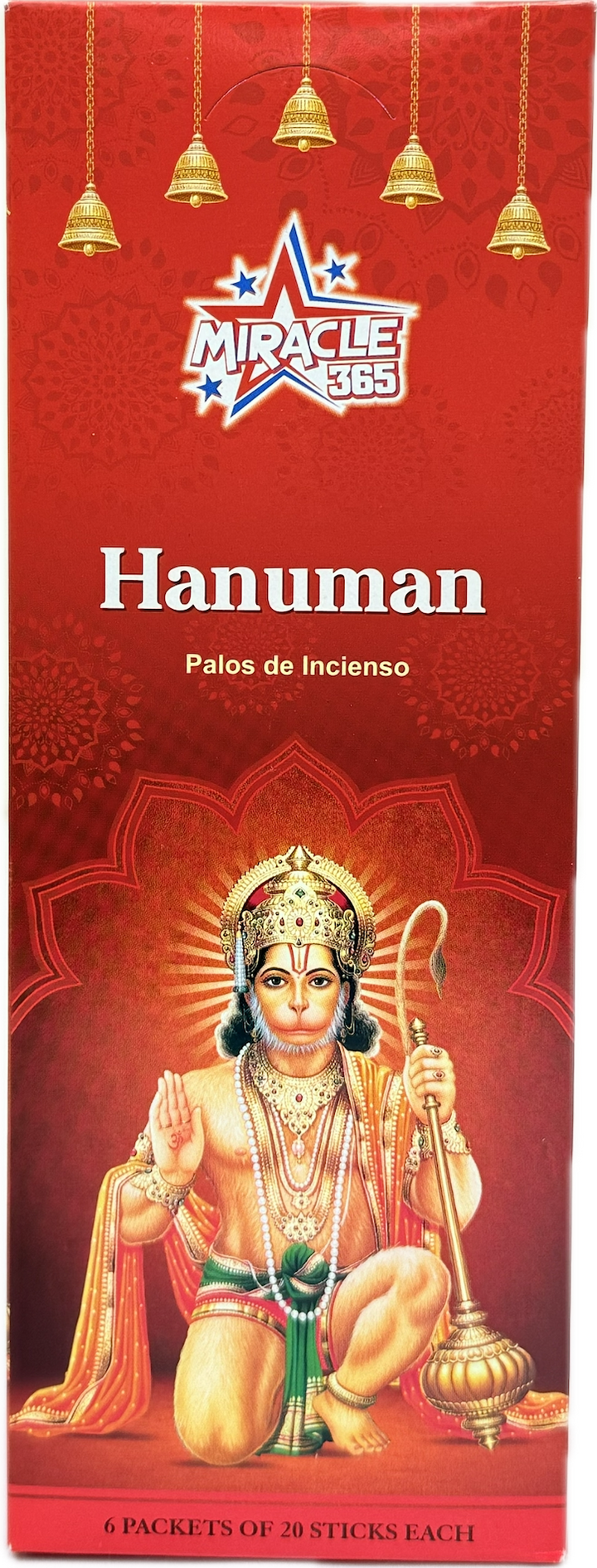 Miracle 365 Hanuman Incense (6 hex tubes*20sticks) - view 2