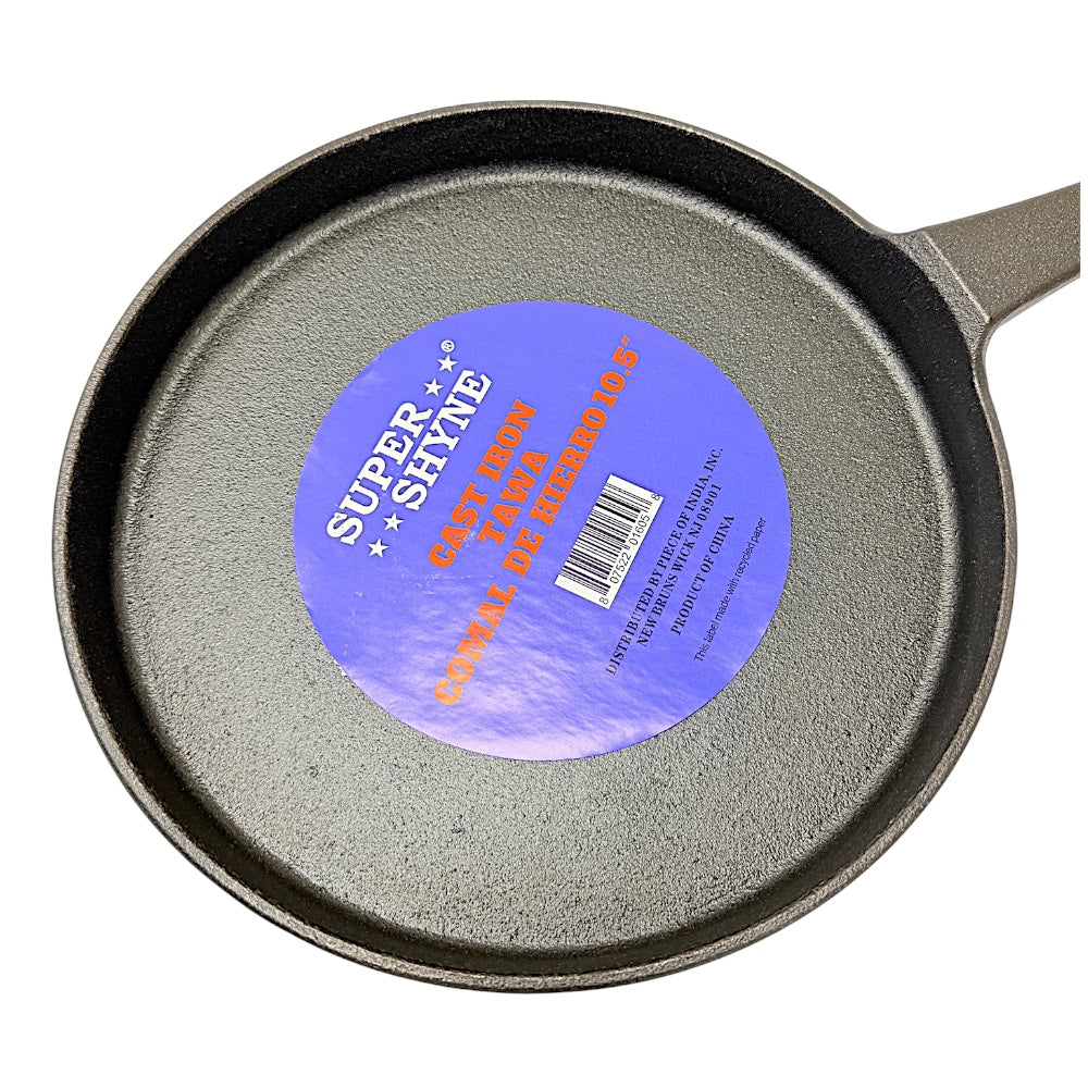 10.5 Inch Cast Iron Tawa W Bent Edges - view 3