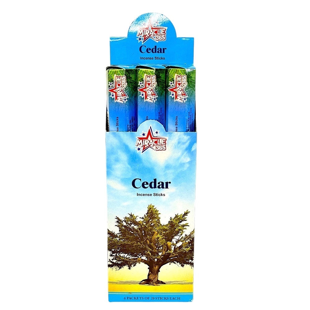 Miracle 365 Cedar (6 tubes of 20 incense sticks each) - view 2